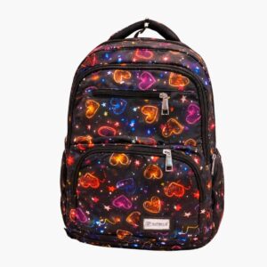 Galaxy Star Print Premium School Backpack for Kids