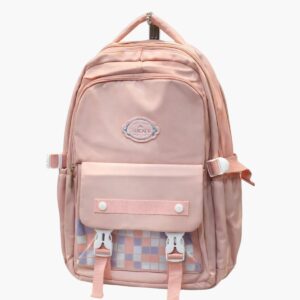 Uni-Style Pink & Grey Backpack
