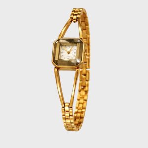 Elegant Square Dial Black Edition Ladies Watch