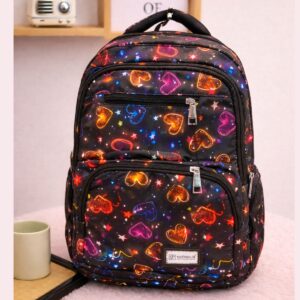 Galaxy Print Stylish Backpack – Trendy Multi Pocket Travel Bag