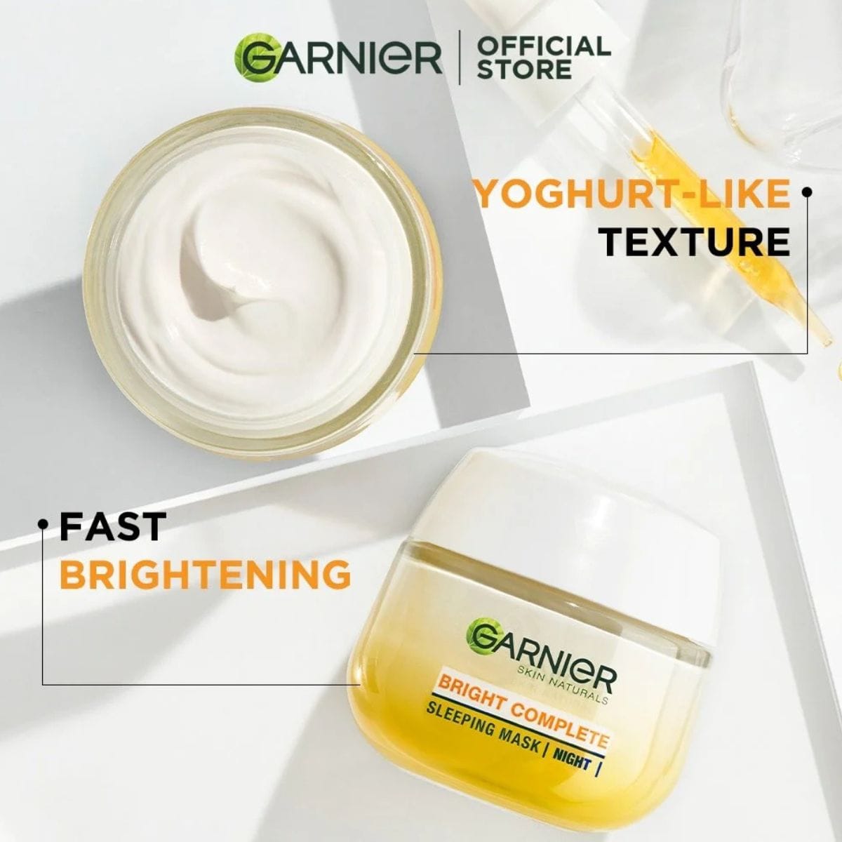 Garnier Bright Complete Vitamin C Night Sleeping Mask - Image 3