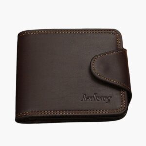 Baellerry brown men's wallet with strap closure