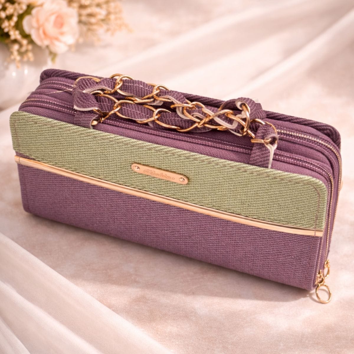 Elegant Dual Color Ladies Handbag – Premium Party & Casual Shoulder Bag - Image 2