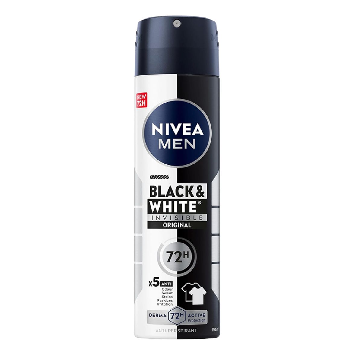 NIVEA MEN Body Spray Black & White Invisible 150ml