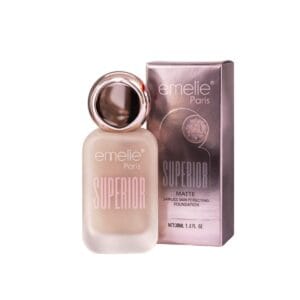 Emelie Paris Superior Matte Poreless Skin Perfecting Foundation – 30ml