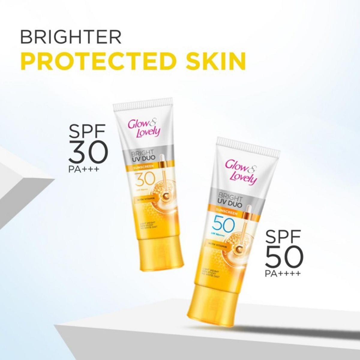 glow and lovely bright uv dew sunscreen spf 50 pa+++