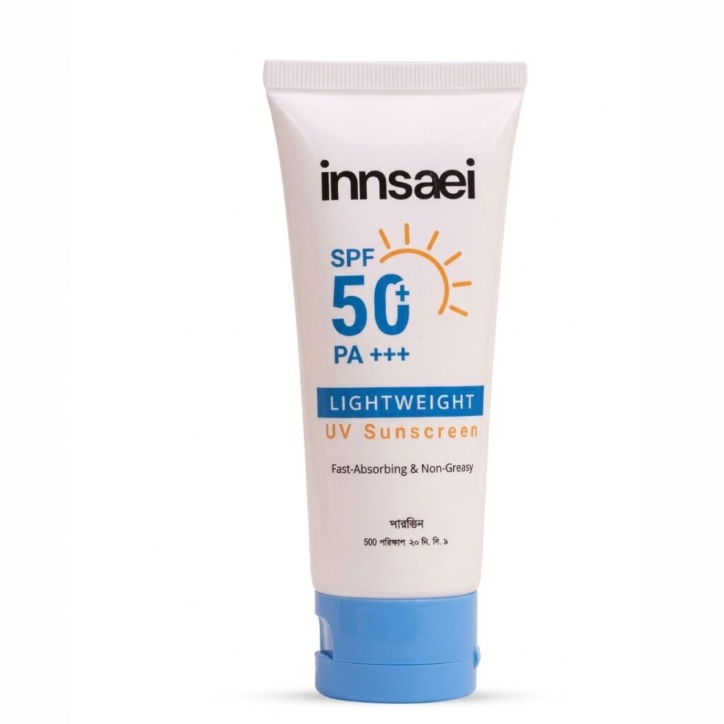 Innsaei Lightweight UV Sunscreen SPF 50+ PA++++