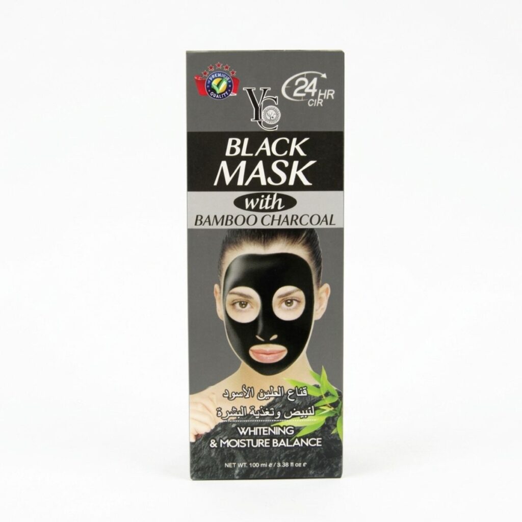YC Black Mask With Bamboo Charcoal