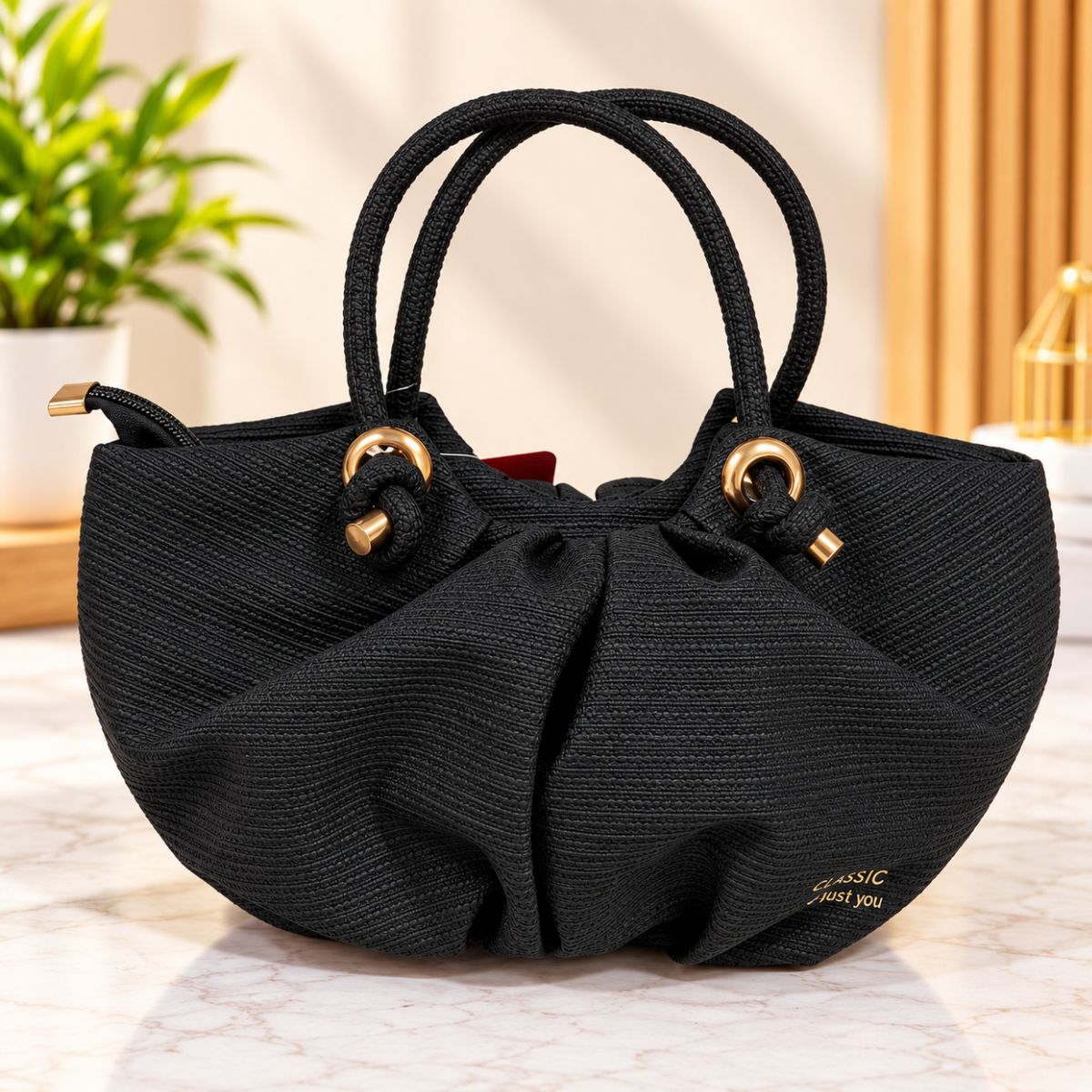Classic Just You Elegant Black Handbag