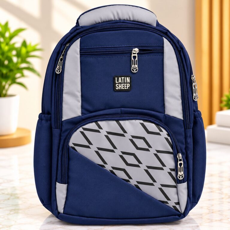 Latin Sheep Premium Navy Blue Backpack