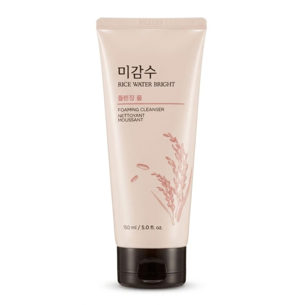 The Face Shop Rice Water Bright Foaming Cleanser – 150ml