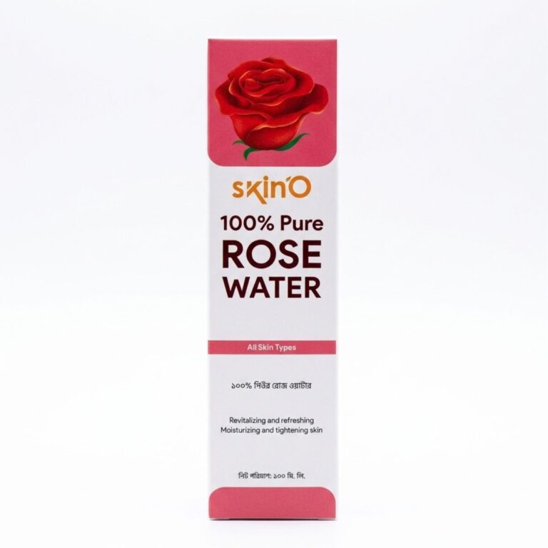 SkinO 100% Pure Rose Water – 100ml