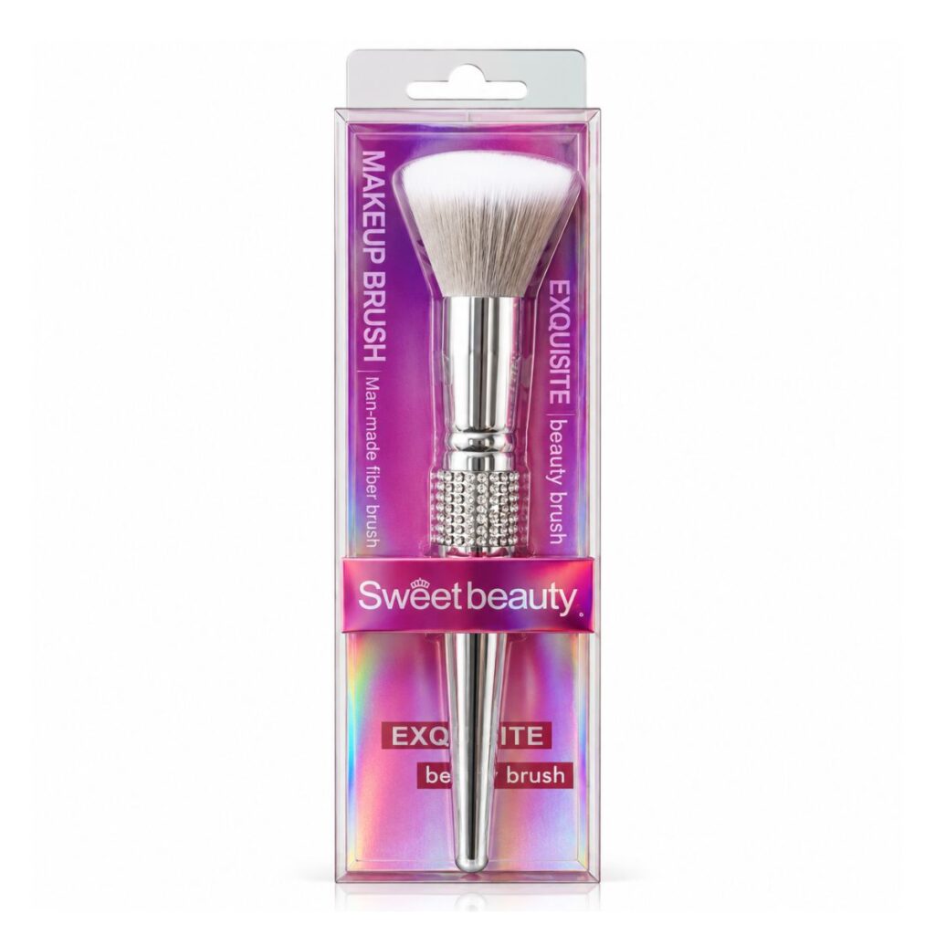 Sweet Beauty Exquisite Professional Makeup Brush – Silver