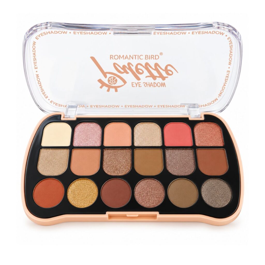 Romantic Bird 18 Color Eyeshadow Palette – Matte & Shimmer Eye Makeup