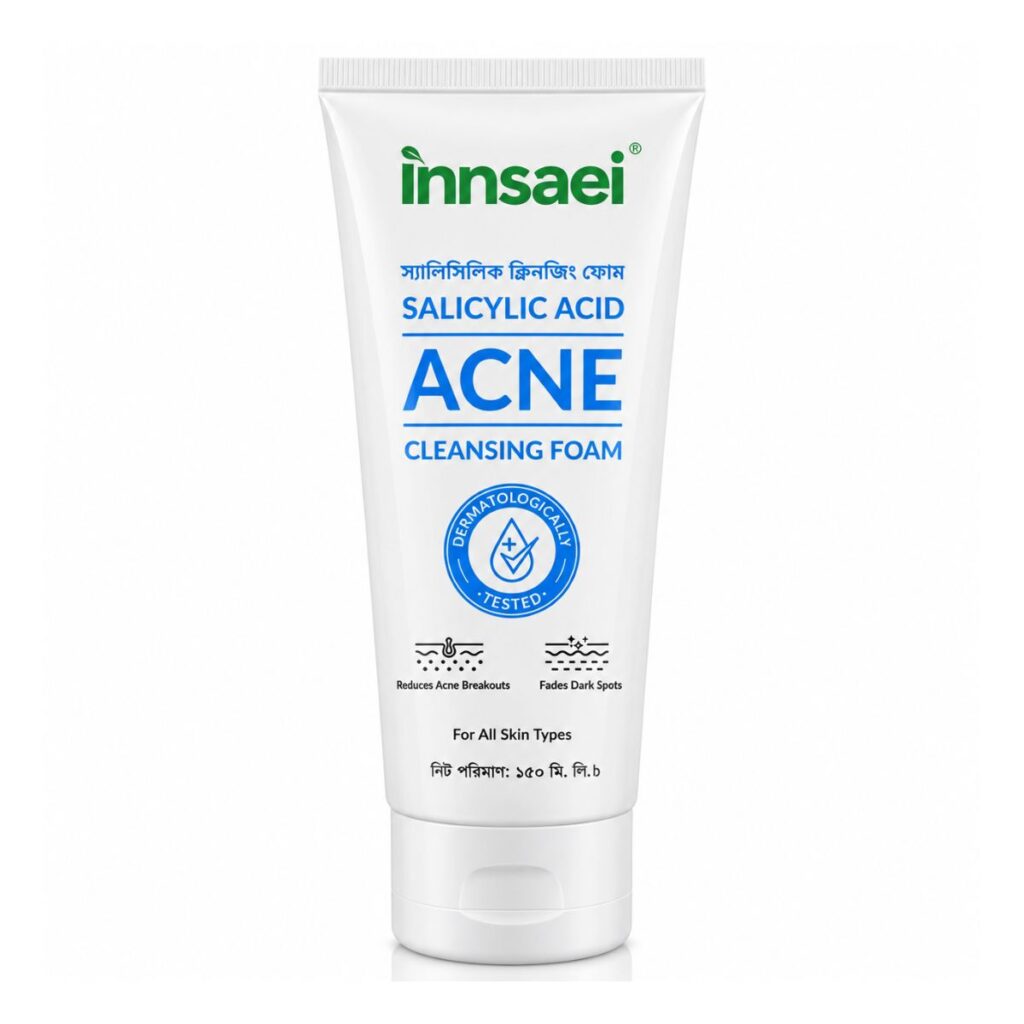 Innsaei Salicylic Acid Acne Cleansing Foam – 150ml